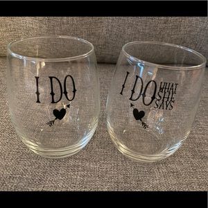 Wedding or Engagement Wine Glasses